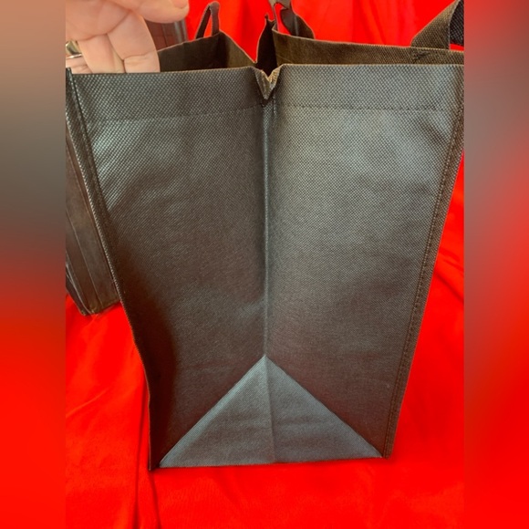 Black Tote Bags, reusable perfect for screen printing/heat vinyl transfer, NWOT - Picture 2 of 6